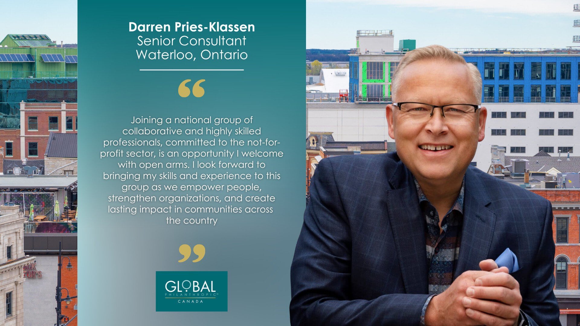 Darren Pries-Klassen Announcement
